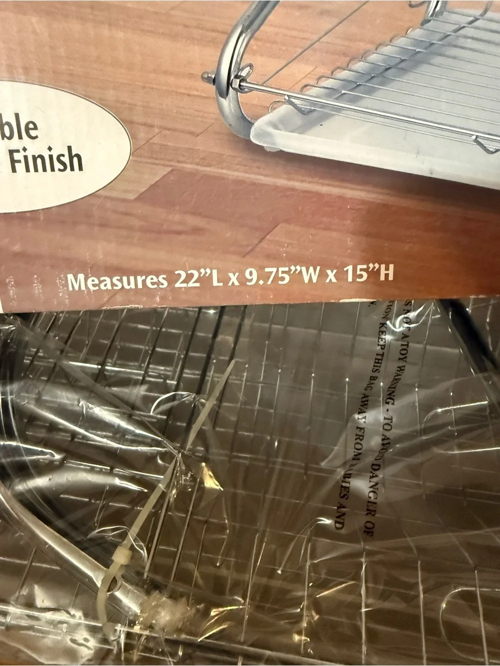 Dish rack, 2 tier